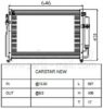 KIA 0SA6861460 Condenser, air conditioning